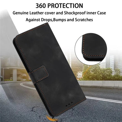 For Samsung Galaxy A06 Leather Case Solid Color Wallet Protective Phone Cover