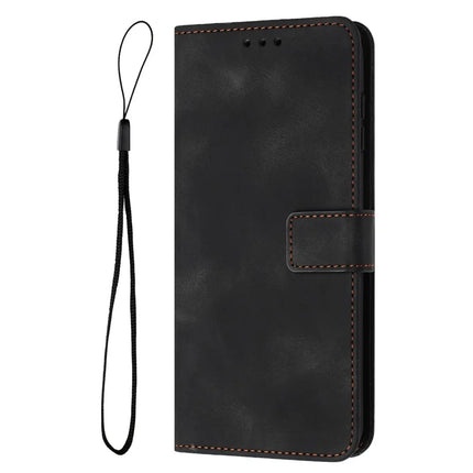 For Samsung Galaxy A06 Leather Case Solid Color Wallet Protective Phone Cover