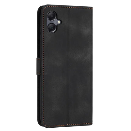 For Samsung Galaxy A06 Leather Case Solid Color Wallet Protective Phone Cover