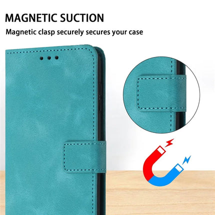 For Samsung Galaxy A06 Leather Case Solid Color Wallet Protective Phone Cover