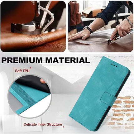 For Samsung Galaxy A06 Leather Case Solid Color Wallet Protective Phone Cover