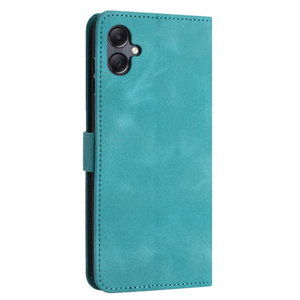 For Samsung Galaxy A06 Leather Case Solid Color Wallet Protective Phone Cover