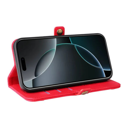 YIKATU YK-002 For iPhone 16 Pro Max Case Wallet PU Leather Phone Cover with Outer Card Slot