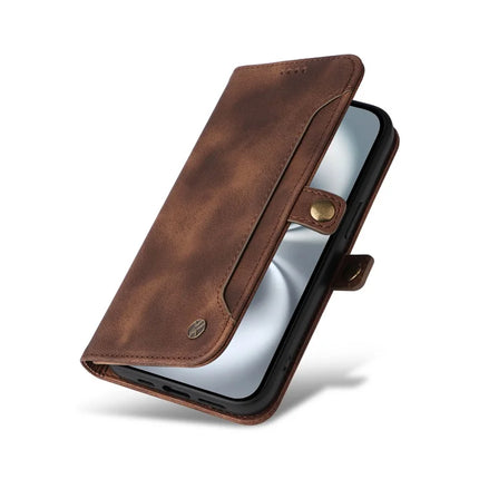 YIKATU YK-002 For iPhone 16 Case Wallet PU Leather Phone Cover with Outer Card Slot