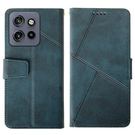 IDEWEI For Motorola Edge 50 Neo 5G / Moto S50 5G / Thinkphone 25 5G Wallet Phone Case Calf Texture Stand Leather Cover - Blue