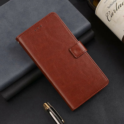 IDEWEI For Motorola Edge 50 Neo 5G / Moto S50 5G / Thinkphone 25 5G Phone Case Card Slots Leather Cover Crazy Horse Texture