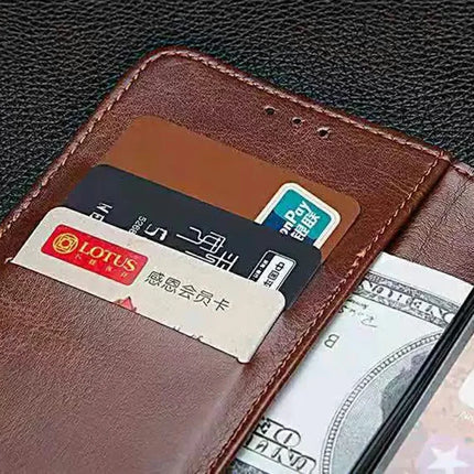 IDEWEI For Motorola Edge 50 Neo 5G / Moto S50 5G / Thinkphone 25 5G Stand Case Crazy Horse Texture Leather Phone Cover