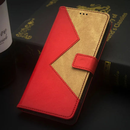 IDEWEI For Motorola Edge 50 Neo 5G / Moto S50 5G / Thinkphone 25 5G Case Card Slots Splicing Color Leather Phone Cover