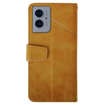 IDEWEI For Motorola Moto G55 5G Wallet Phone Case Calf Texture Stand Leather Cover
