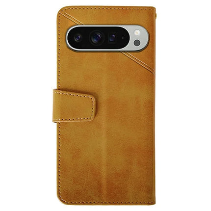 IDEWEI For Google Pixel 9 Pro XL Wallet Phone Case Calf Texture Stand Leather Cover