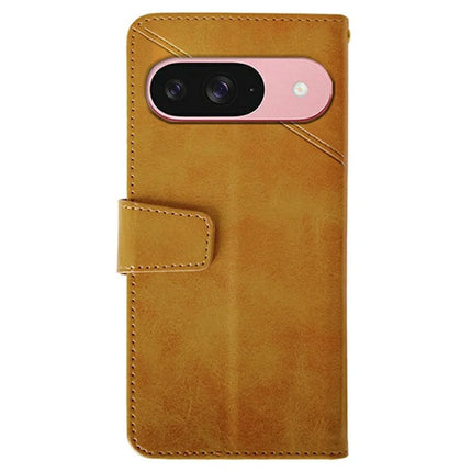 IDEWEI For Google Pixel 9 / 9 Pro Wallet Phone Case Calf Texture Stand Leather Cover