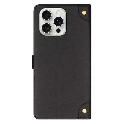 IDEWEI For iPhone 16 Pro Max Case PU Leather Stand Phone Cover with Card Slots