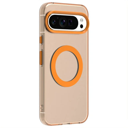 Candy Series For Google Pixel 9 / 9 Pro Case Compatible with MagSafe PC+TPU+PET Anti-Drop Phone Cover