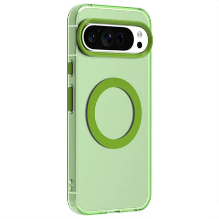 Candy Series For Google Pixel 9 / 9 Pro Case Compatible with MagSafe PC+TPU+PET Anti-Drop Phone Cover