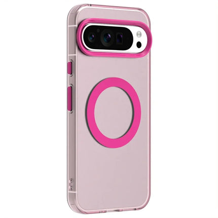 Candy Series For Google Pixel 9 Pro XL Case Compatible with MagSafe PC+TPU+PET Anti-Drop Phone Cover