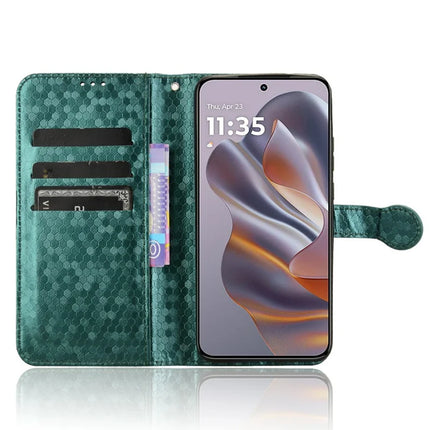 For Motorola Edge 50 Neo 5G / Moto S50 5G / Thinkphone 25 5G Wallet Case Dot Pattern Imprint PU Leather Phone Cover
