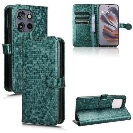 For Motorola Edge 50 Neo 5G / Moto S50 5G / Thinkphone 25 5G Wallet Case Dot Pattern Imprint PU Leather Phone Cover