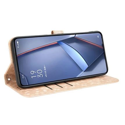 For Motorola Edge 50 Neo 5G / Moto S50 5G / Thinkphone 25 5G Wallet Case Dot Pattern Imprint PU Leather Phone Cover
