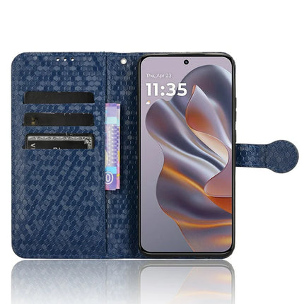 For Motorola Edge 50 Neo 5G / Moto S50 5G / Thinkphone 25 5G Wallet Case Dot Pattern Imprint PU Leather Phone Cover