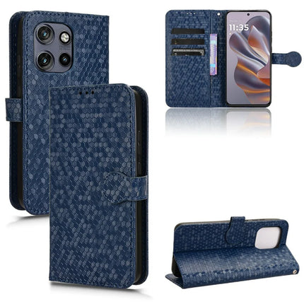 For Motorola Edge 50 Neo 5G / Moto S50 5G / Thinkphone 25 5G Wallet Case Dot Pattern Imprint PU Leather Phone Cover