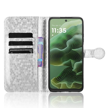For Motorola Moto G35 5G Wallet Case Dot Pattern Imprint PU Leather Phone Cover