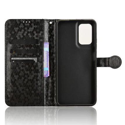 For Motorola Moto G35 5G Wallet Case Dot Pattern Imprint PU Leather Phone Cover