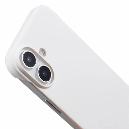 For iPhone 16 Case Hard PC Skin-Touch Phone Cover Frameless Breathable Cooling