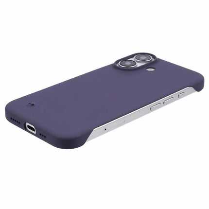 For iPhone 16 Case Hard PC Skin-Touch Phone Cover Frameless Breathable Cooling