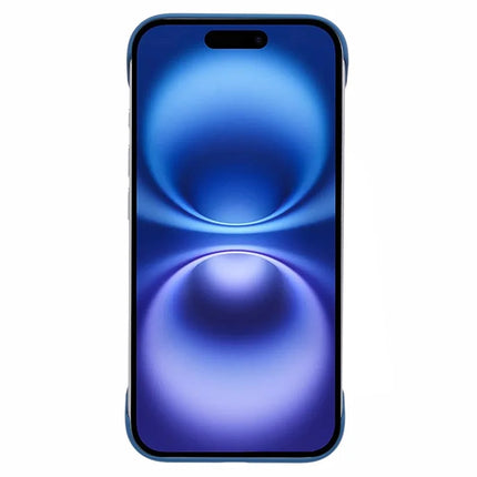For iPhone 16 Case Hard PC Skin-Touch Phone Cover Frameless Breathable Cooling