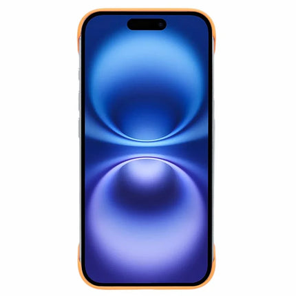 For iPhone 16 Case Hard PC Skin-Touch Phone Cover Frameless Breathable Cooling