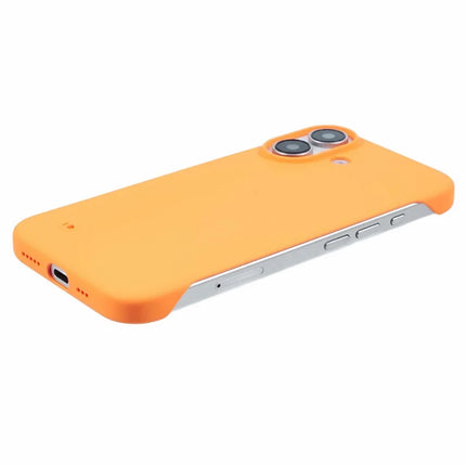 For iPhone 16 Case Hard PC Skin-Touch Phone Cover Frameless Breathable Cooling