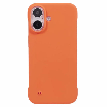For iPhone 16 Case Hard PC Skin-Touch Phone Cover Frameless Breathable Cooling