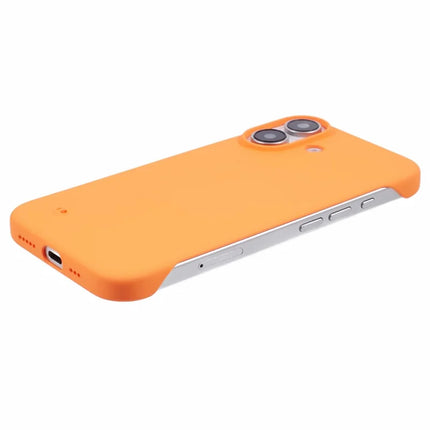 For iPhone 16 Case Hard PC Skin-Touch Phone Cover Frameless Breathable Cooling