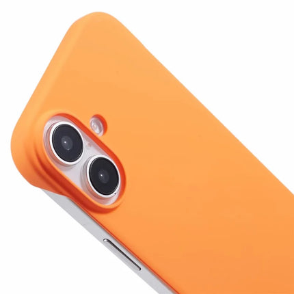 For iPhone 16 Case Hard PC Skin-Touch Phone Cover Frameless Breathable Cooling