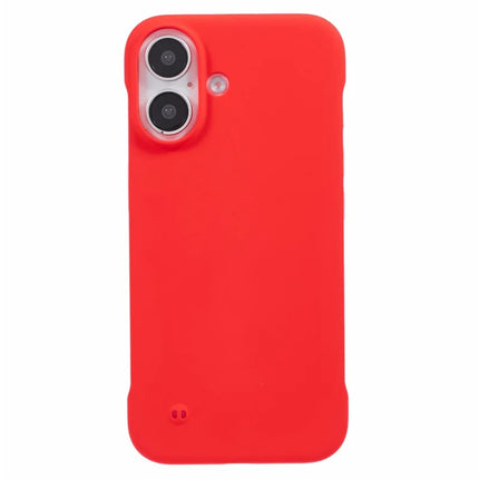 For iPhone 16 Case Hard PC Skin-Touch Phone Cover Frameless Breathable Cooling