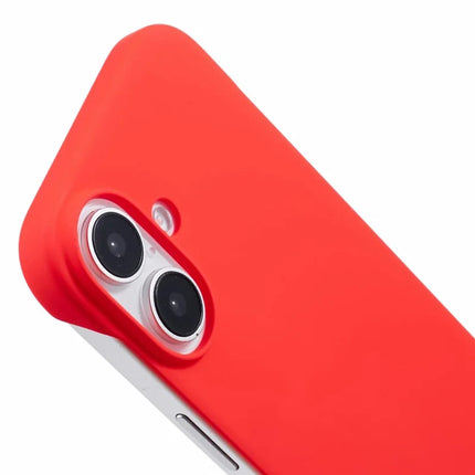 For iPhone 16 Case Hard PC Skin-Touch Phone Cover Frameless Breathable Cooling