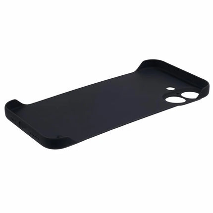 For iPhone 16 Plus Frameless Case Hard PC Slim Minimalist Phone Cover Skin-Touch