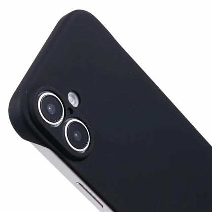 For iPhone 16 Plus Frameless Case Hard PC Slim Minimalist Phone Cover Skin-Touch