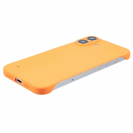 For iPhone 16 Plus Frameless Case Hard PC Slim Minimalist Phone Cover Skin-Touch