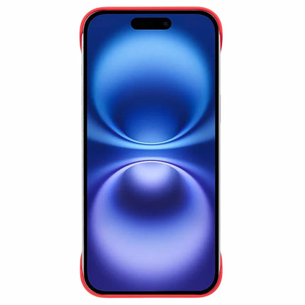 For iPhone 16 Plus Frameless Case Hard PC Slim Minimalist Phone Cover Skin-Touch
