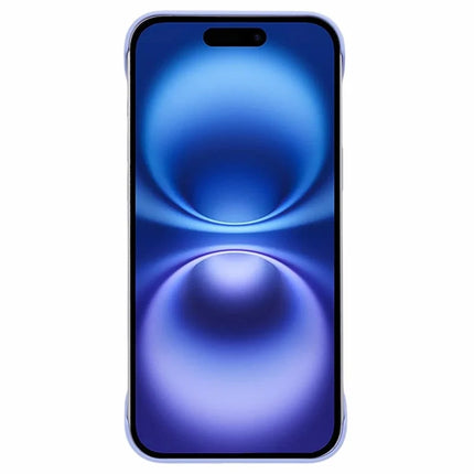 For iPhone 16 Plus Frameless Case Hard PC Slim Minimalist Phone Cover Skin-Touch