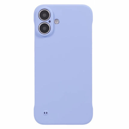 For iPhone 16 Plus Frameless Case Hard PC Slim Minimalist Phone Cover Skin-Touch