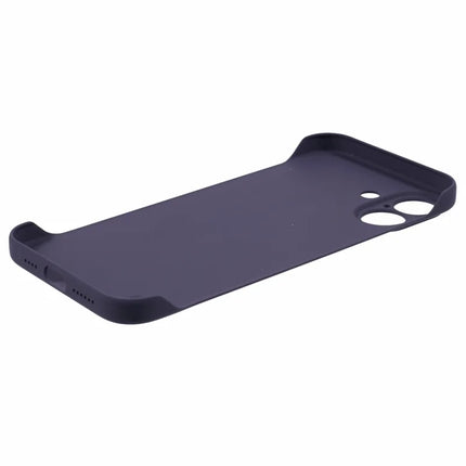 For iPhone 16 Plus Frameless Case Hard PC Slim Minimalist Phone Cover Skin-Touch