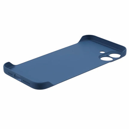 For iPhone 16 Plus Frameless Case Hard PC Slim Minimalist Phone Cover Skin-Touch