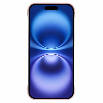 For iPhone 16 Plus Frameless Case Hard PC Slim Minimalist Phone Cover Skin-Touch