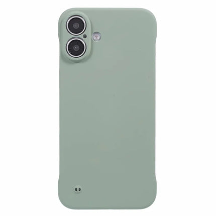 For iPhone 16 Plus Frameless Case Hard PC Slim Minimalist Phone Cover Skin-Touch