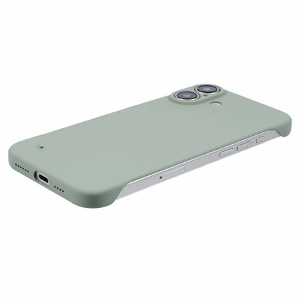 For iPhone 16 Plus Frameless Case Hard PC Slim Minimalist Phone Cover Skin-Touch