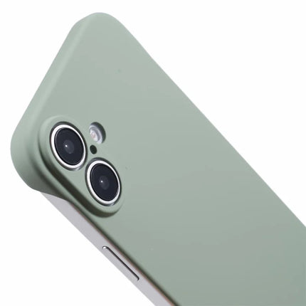 For iPhone 16 Plus Frameless Case Hard PC Slim Minimalist Phone Cover Skin-Touch