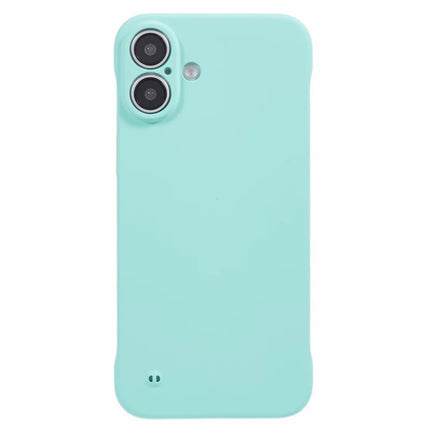 For iPhone 16 Plus Frameless Case Hard PC Slim Minimalist Phone Cover Skin-Touch