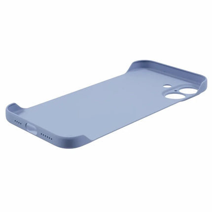 For iPhone 16 Plus Frameless Case Hard PC Slim Minimalist Phone Cover Skin-Touch